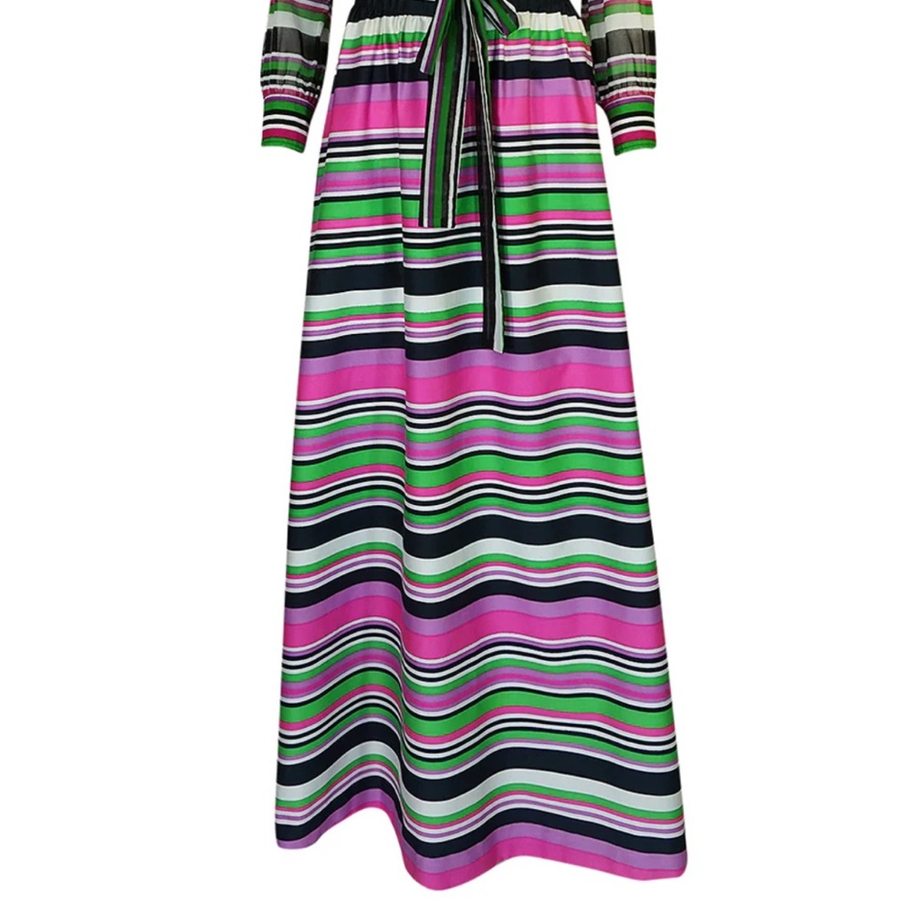 Vintage Givenchy Couture Silk Maxi Skirt I Luxury Designer